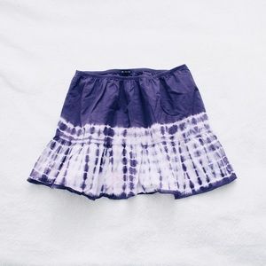Purple Tie Dye Skirt